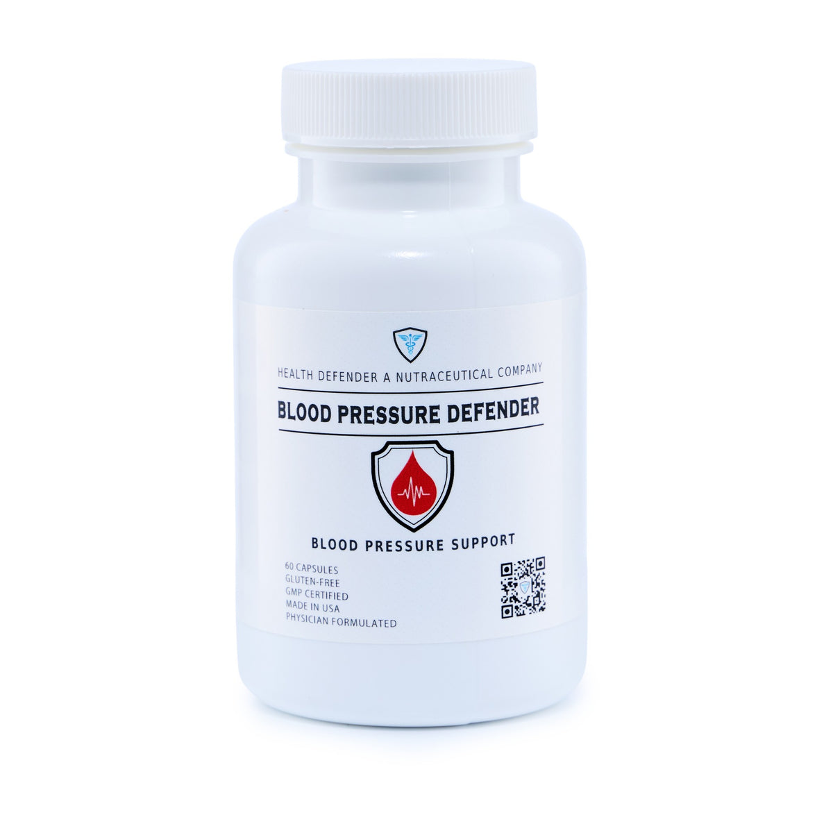 Blood Pressure Defender supplement front label - Health Defender