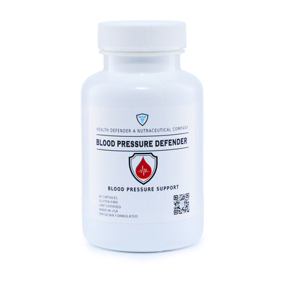 Blood Pressure Defender supplement front label - Health Defender
