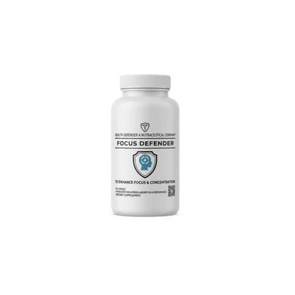 Focus Defender supplement front label - Health Defender