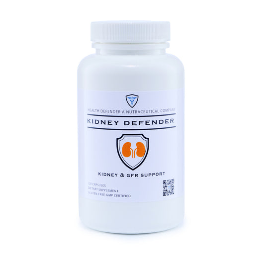 Kidney Defender supplement front label - Health Defender
