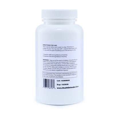 Kidney Defender directions and back label - Health Defender