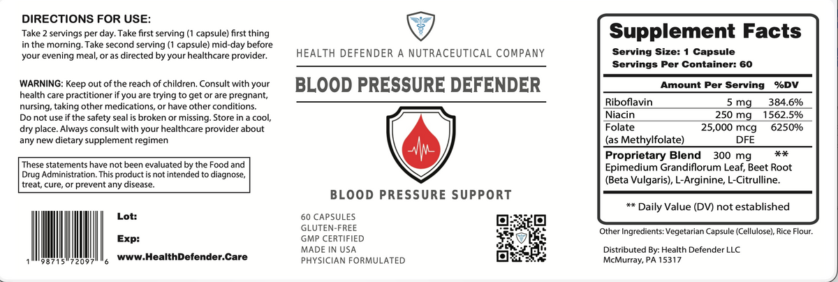 BLOOD PRESSURE DEFENDER™